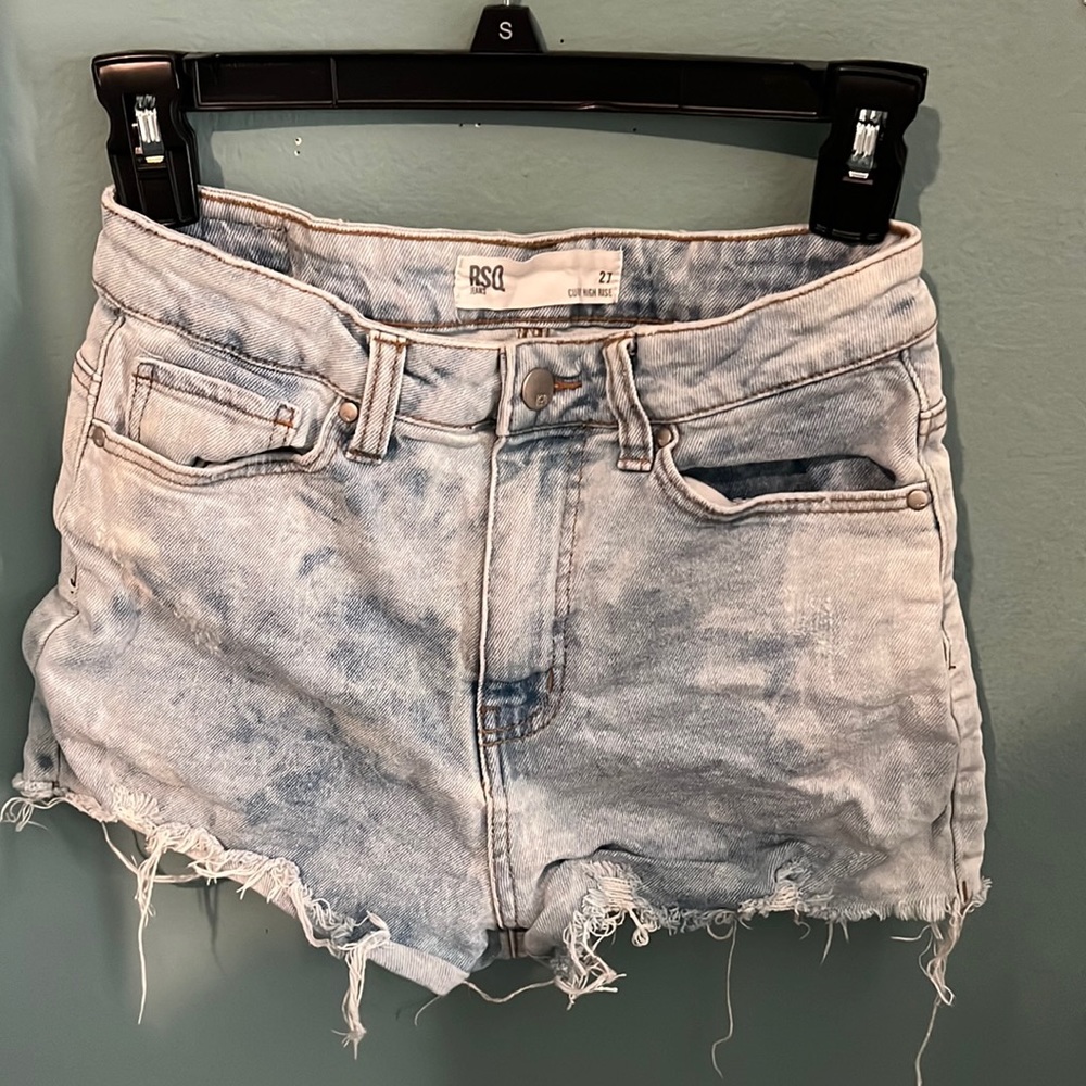 RSQ/ Tillys Curvy High Rise Shorts Size 27 Womens